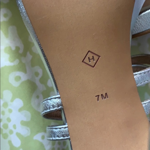 Halogen Silver Strappy High Heel Sandals - Picture 8 of 9
